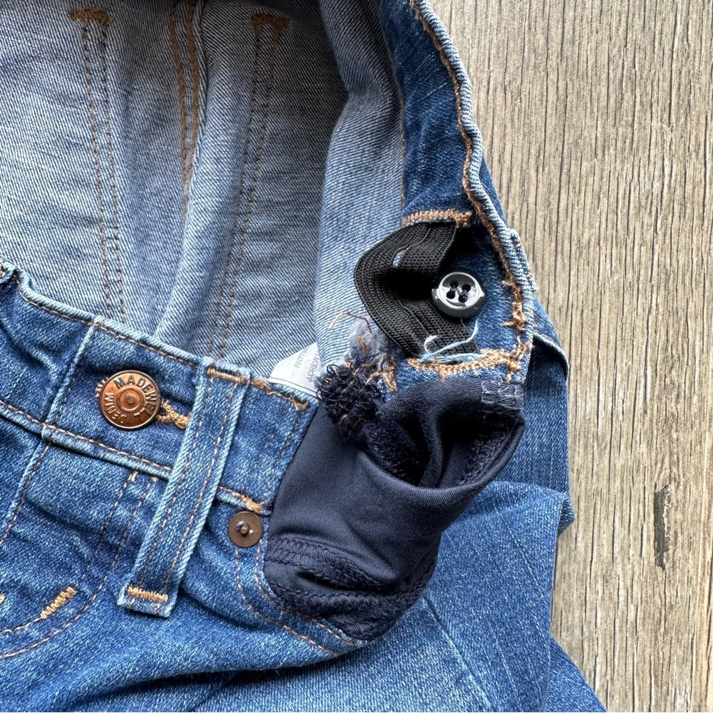 Madewell Maternity Denim Skinny Jeans 24 - Picture 5 of 12